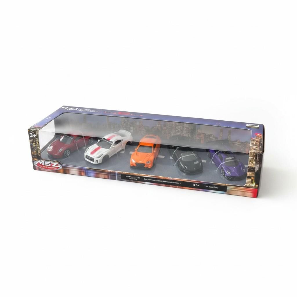 WP6439 MSZ 1/64 PORSCHE 911 GT2 RS, NİSSAN GTR-EKN