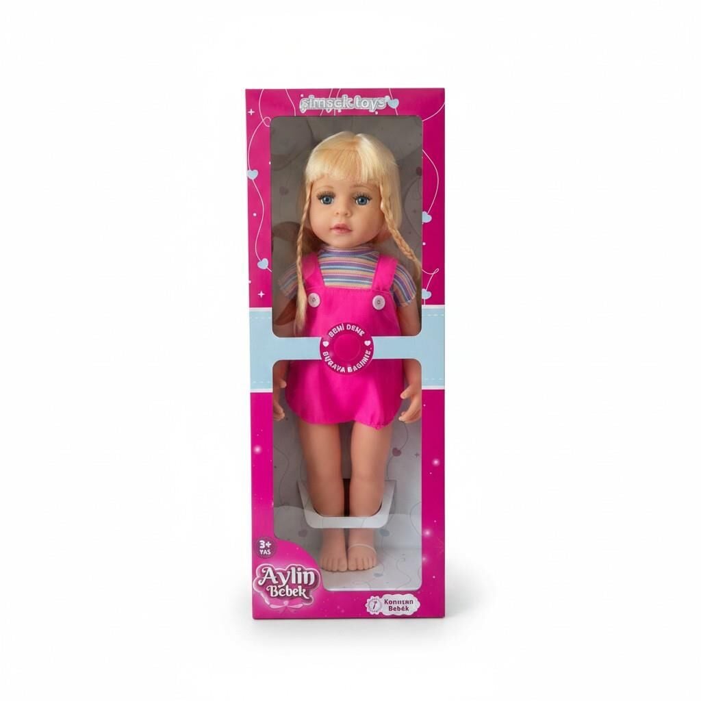 8576 GERÇEK YÜZLÜ AYLİN BEBEK PVC ET BCK 58 CM-ŞİM