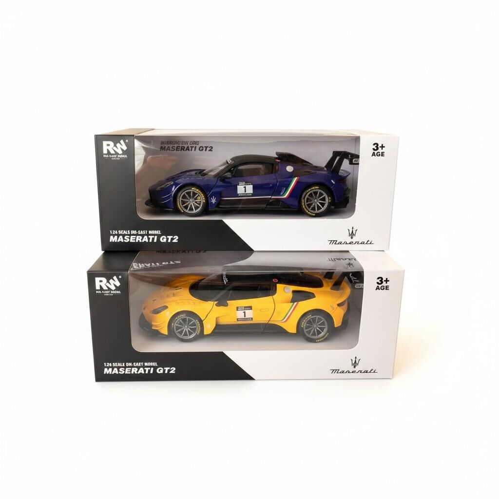 RW9124 1:24 MASERATİ GT2 ÇEK BIRAK ARABA LİSANSLI METAL ARAÇ