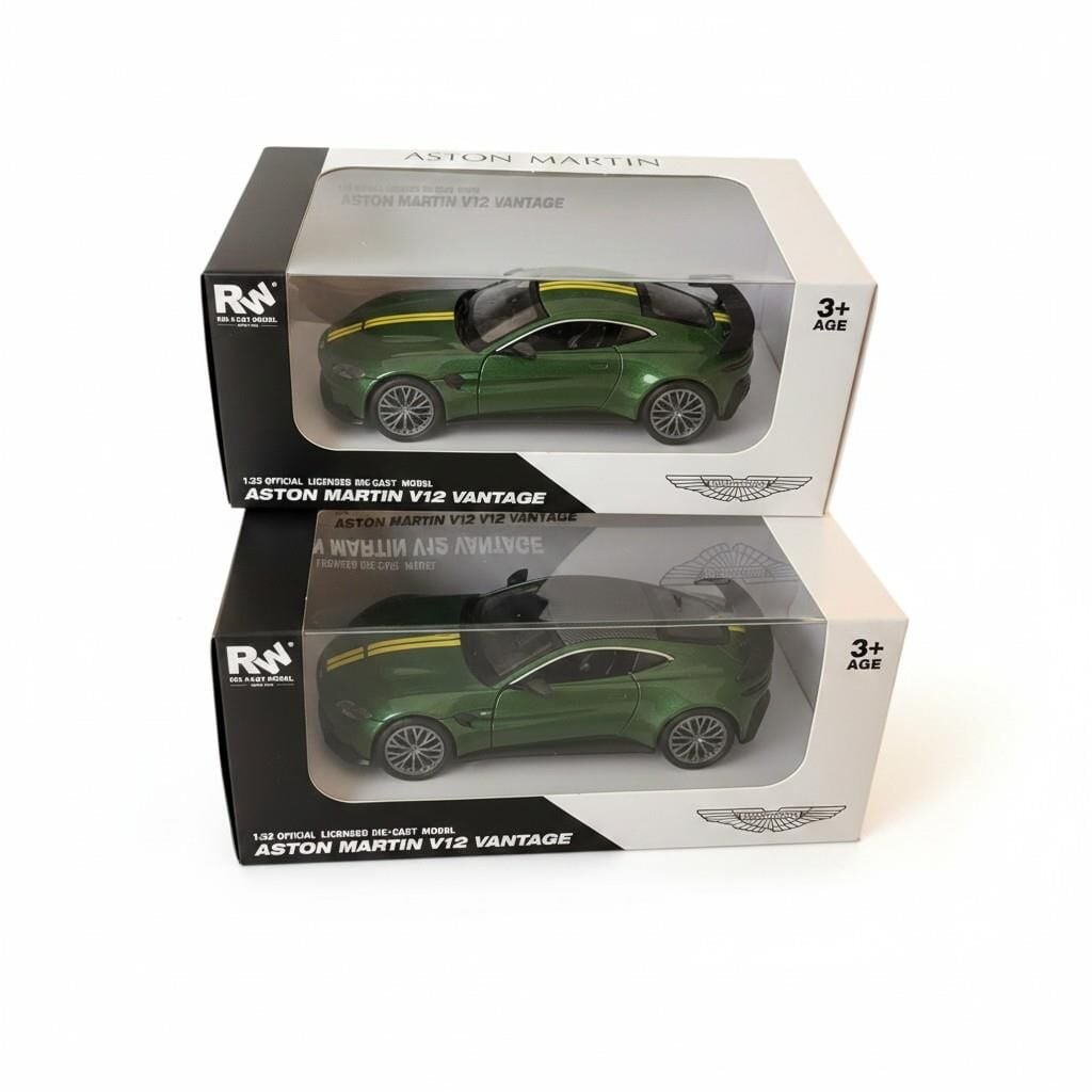 RW8232 1:32 ASTON MARTON VANTAGE ÇEK BIR.ARABA METAL MODEL ARABA