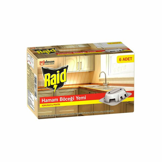 RAİD 6 PARÇA  HAMAM BÖCEK YEMİ (4887)
