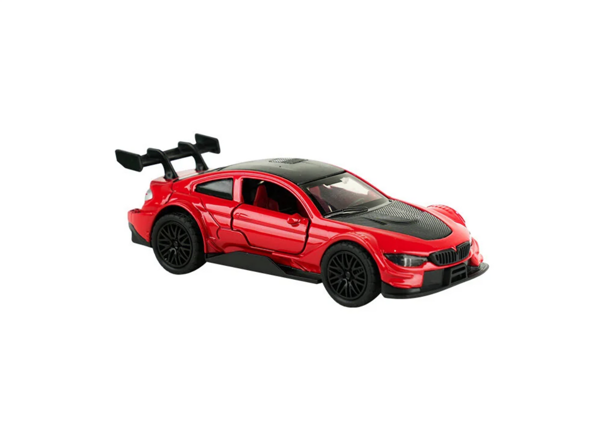 Die Cast Metal Çek Bırak Kırmızı Yarış Arabası