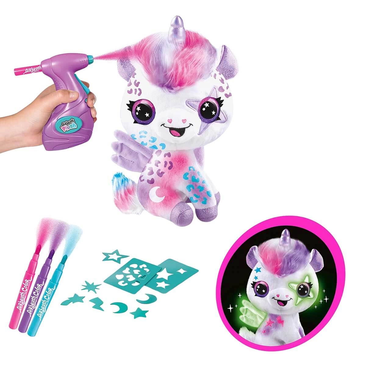 Airbrush Peluş Karanlıkta Parlayan Sihirli Unicorn - S00028788