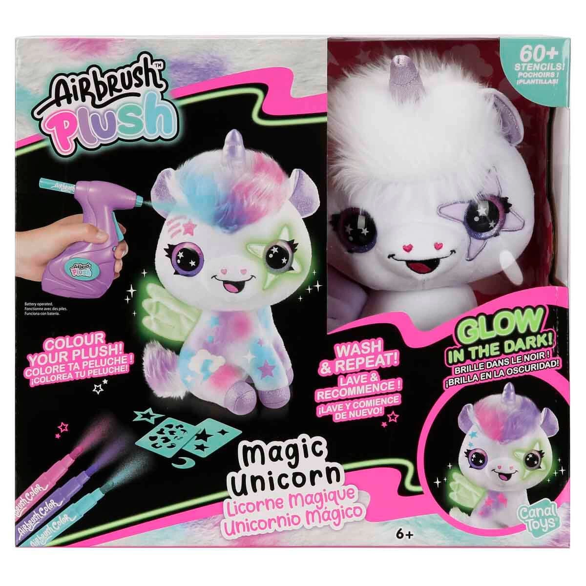 Airbrush Peluş Karanlıkta Parlayan Sihirli Unicorn - S00028788