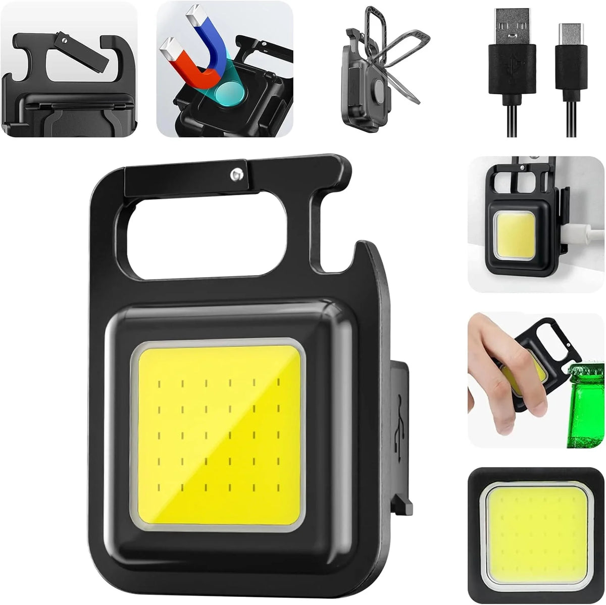Anahtarlıklı Fener Fener Cob Led (4887)
