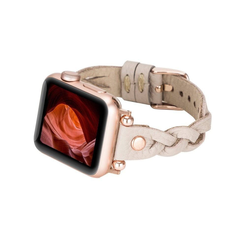 Apple Watch Uyumlu Deri Kordon Wanda 38-40-41mm RT ERC3
