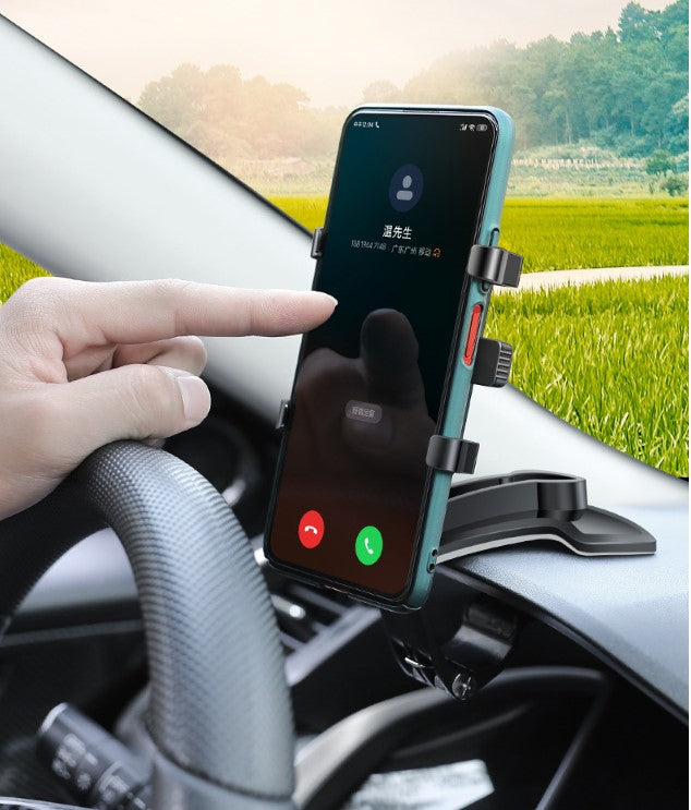 Araba Gösterge Üstüne Takılan 360 Oynar Başlıklı Telefon Tutucu (4887)