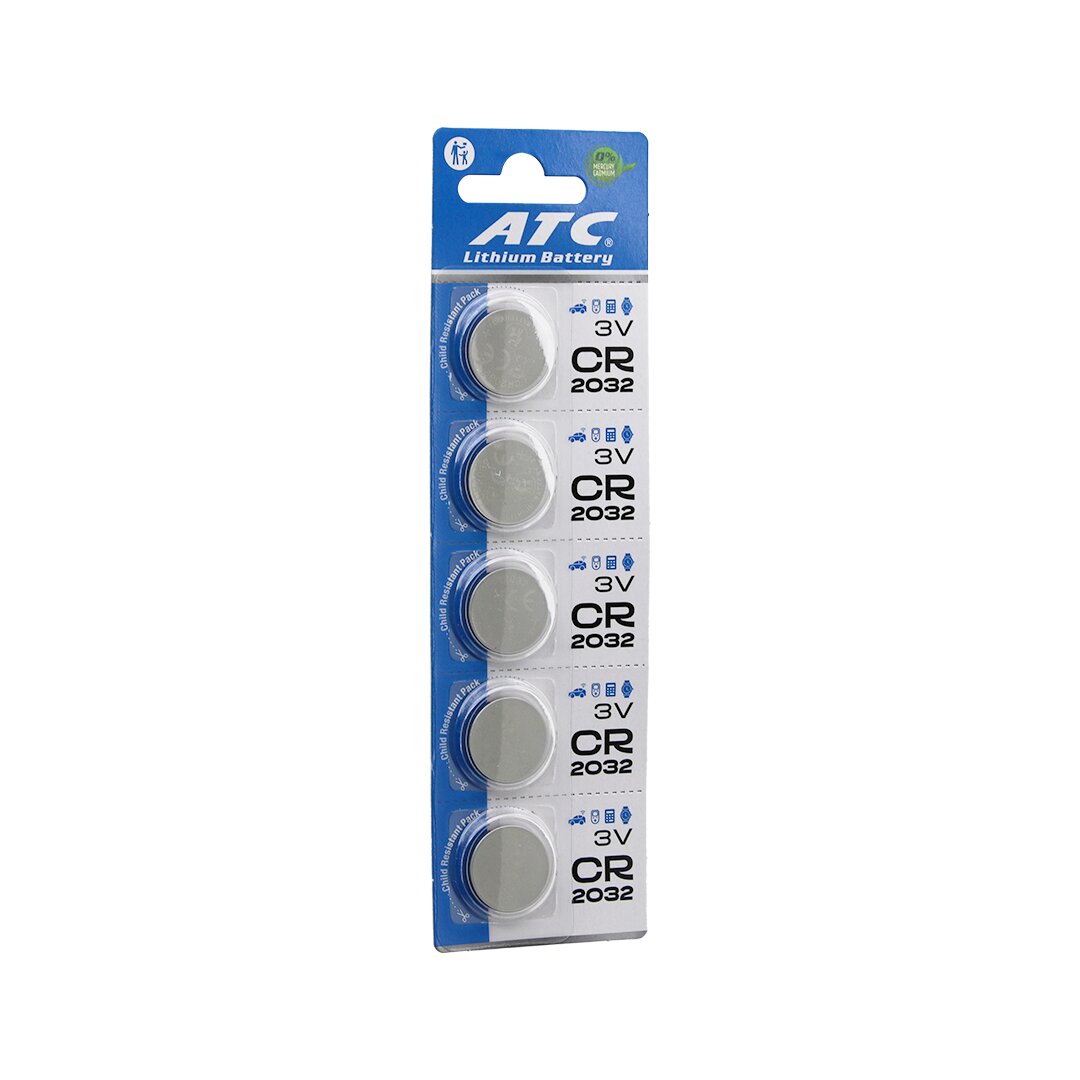ATC LİTHİUM BATTERY CR-2032 PARA PİL LİTYUM 3V 5Lİ KART (4887)