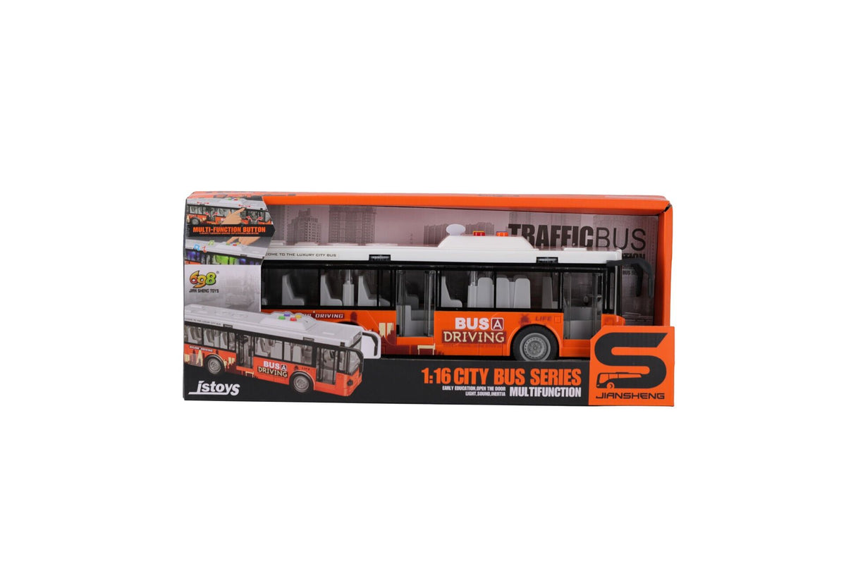 JS120AB BÜYÜK PİLLİ IŞIKLI SESLİ PİLLİ OTOBÜS