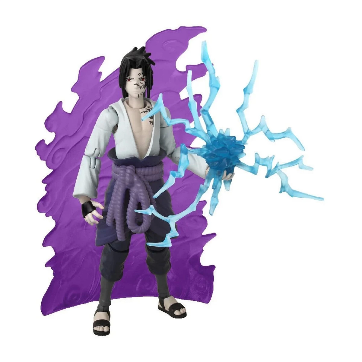 Bandai Anime Heroes Naruto Sasuke Uchiha Figür ve Aksesuar Seti 16 cm