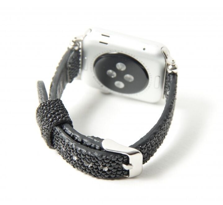 Apple Watch Uyumlu Deri Kordon 38-40-41mm Vatos Siyah