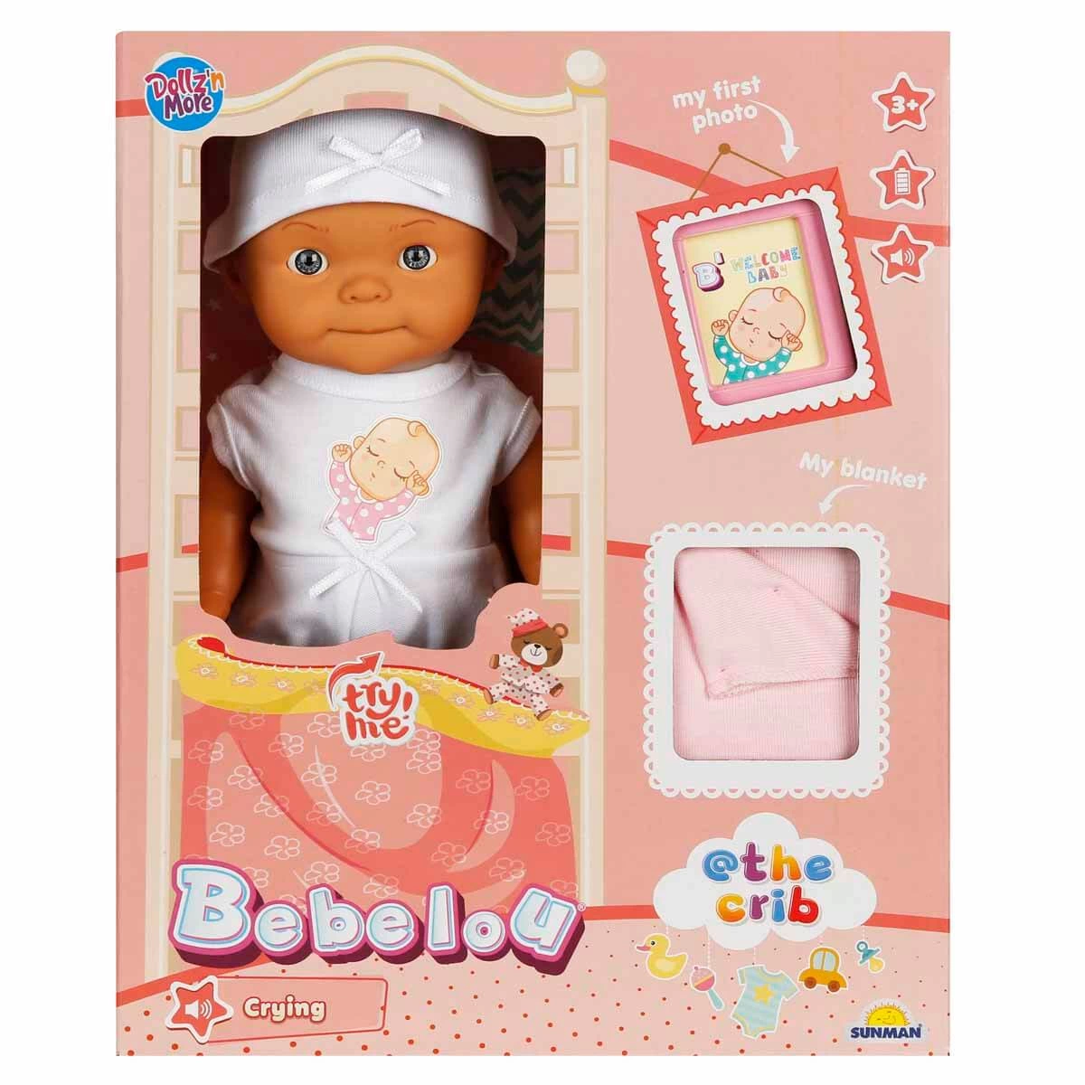 Bebelou Sesli Hoş Geldin Bebeği 30 cm