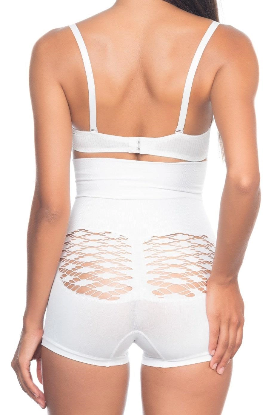 Popo Açık Fantazi Boxer Korse - Beyaz - KLBN29923