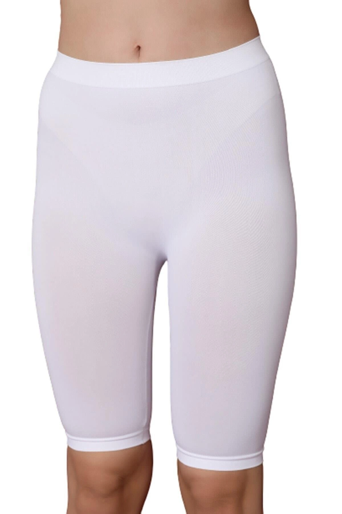 Soft Kapri Tayt - Beyaz - KLBN30425