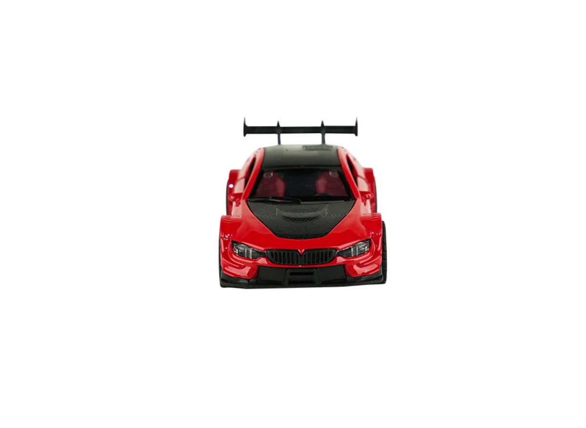Die Cast Metal Çek Bırak Kırmızı Yarış Arabası