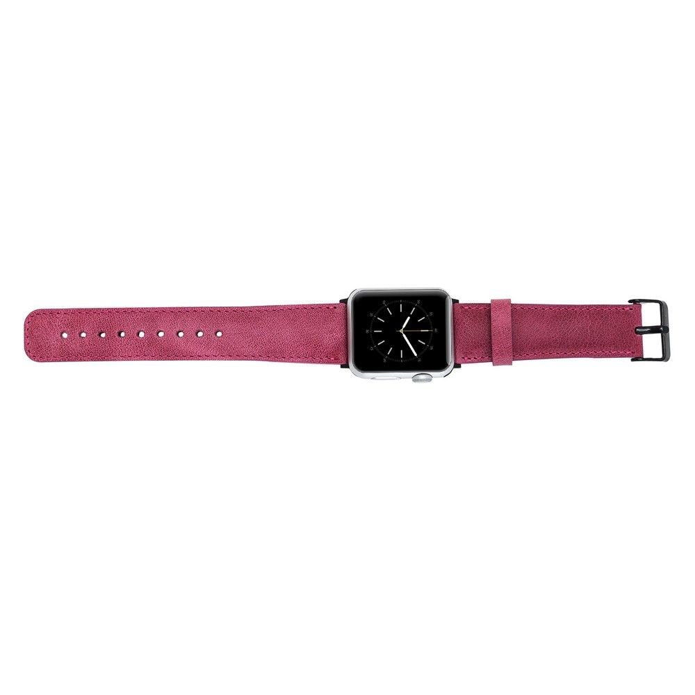 Apple Watch Uyumlu Deri Kordon 38-40-41mm TN08 Pembe
