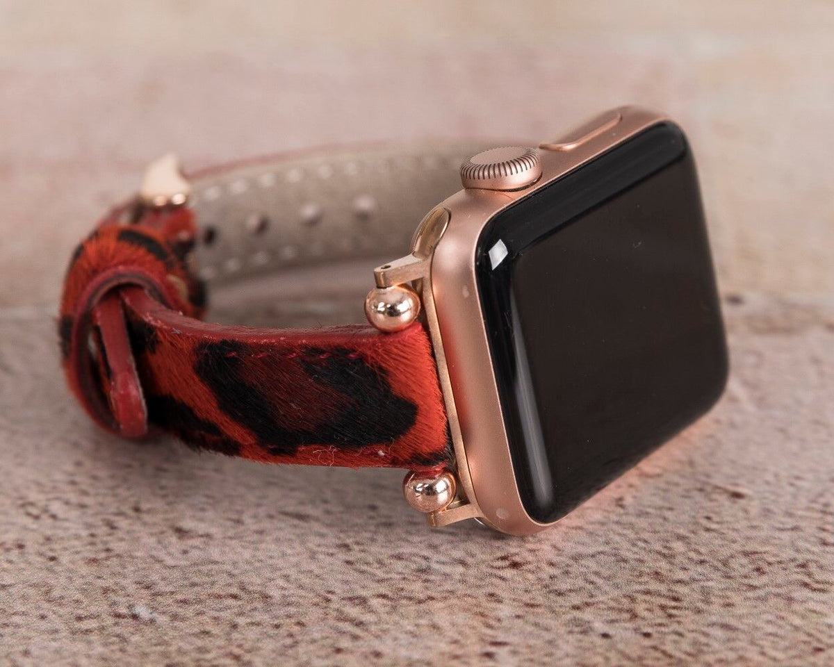 Apple Watch Uyumlu Deri Kordon 38-40-41mm Ferro LEO55N