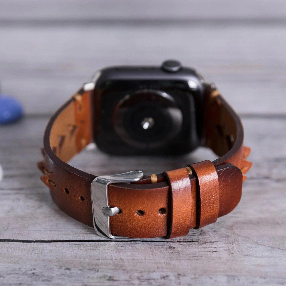 Apple Watch Uyumlu Deri Kordon 42-44-45mm RST2EF Boras
