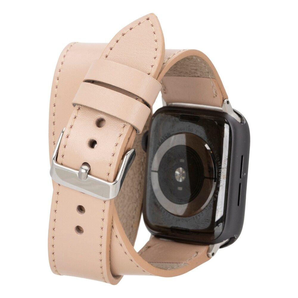 Apple Watch Uyumlu Deri Kordon 42-44-45mm DT NU1