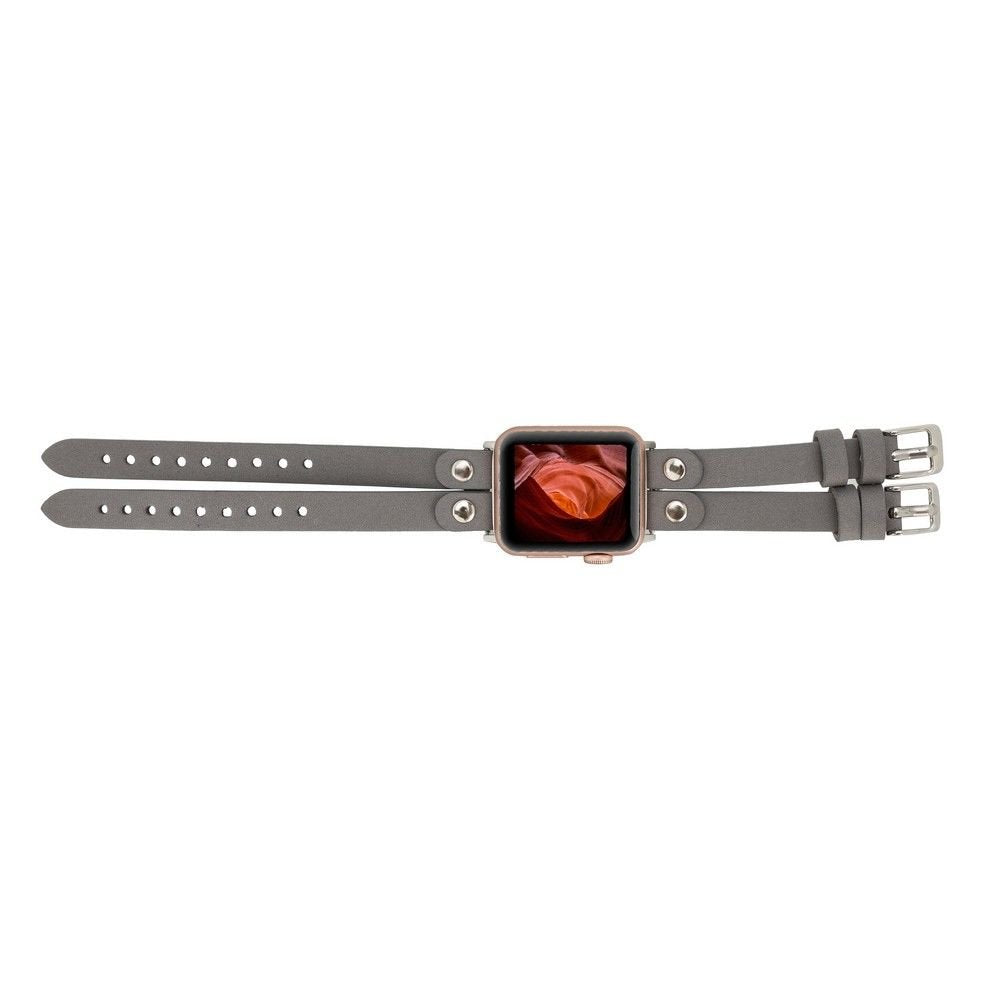 Apple Watch Uyumlu Deri Kordon Ely Double Tour ST RST9