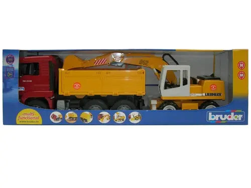 Man Damperli Kamyon Ve Liebherr Ekskavatör BR02751