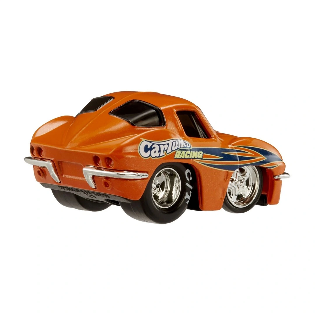 CarTuned S3 1963 Chevy Corvette Stingray - Turuncu Pro Street Araba