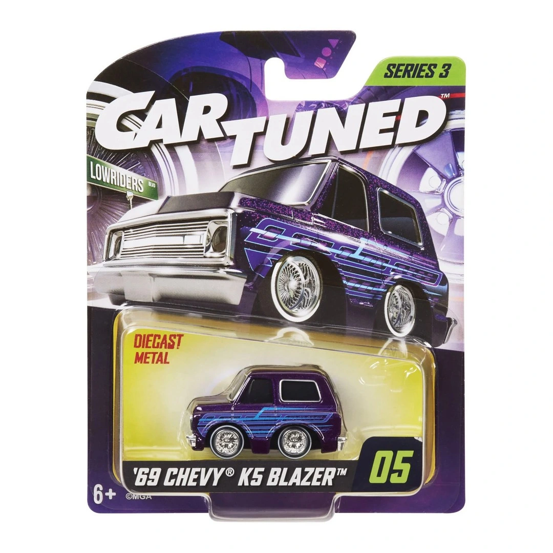 CarTuned S3 1969 Chevy K5 Blazer - Mor Lowrider Araba