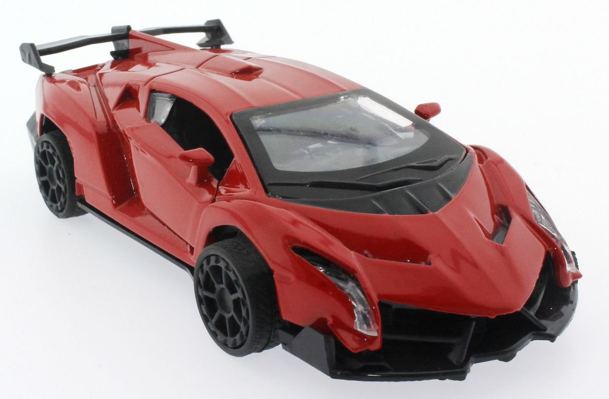 Çek Bırak Kırmızı Metal Spor Araba Sl6607B