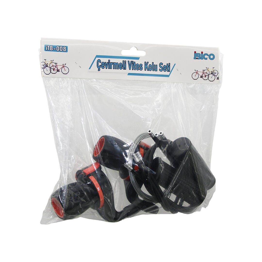 ÇEVİRMELİ BİSİKLET VİTES KOLU SETİ 2PCS VİTES KOLU - 2PCS ELCİK - TEL - TEL KORUYUCU KANAL KABLO (4887)