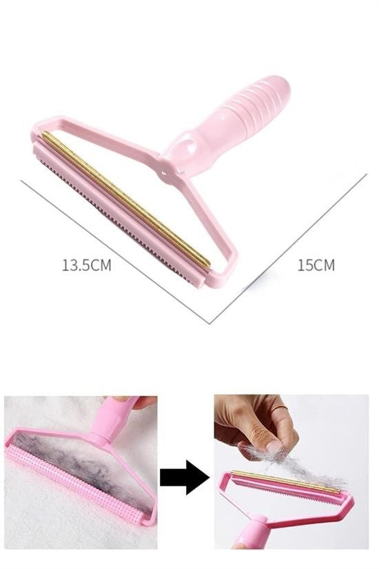 Çift Taraflı Elbise Kazak Plastik Kumaş Tüy Alma ve Tiftik Temizleyici Toplayıcı Taşınabilir (4887)
