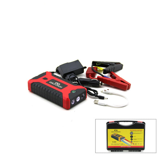 ÇOK FONKSİYONLU ATO - ARAÇ TAKVİYE SET TAŞINABİLİR 4 USB ÇIKIŞLI POWERBANK ÖZELLİK - FENER - COB - PUSULA (4887)