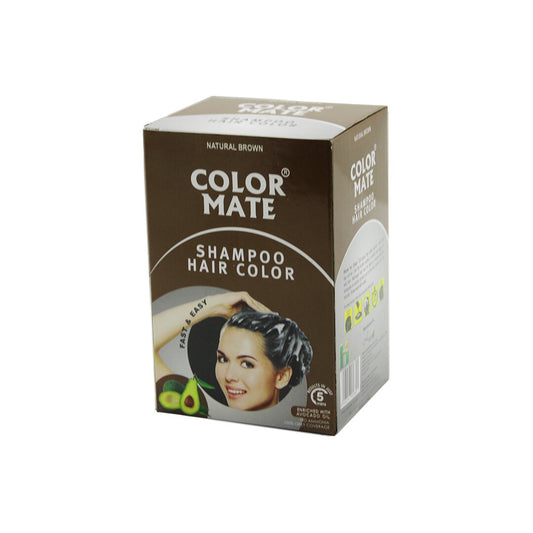 COLOR MATE 10PCS KAHVERENGİ SAÇ BOYAMA ŞAMPUANI (4887)