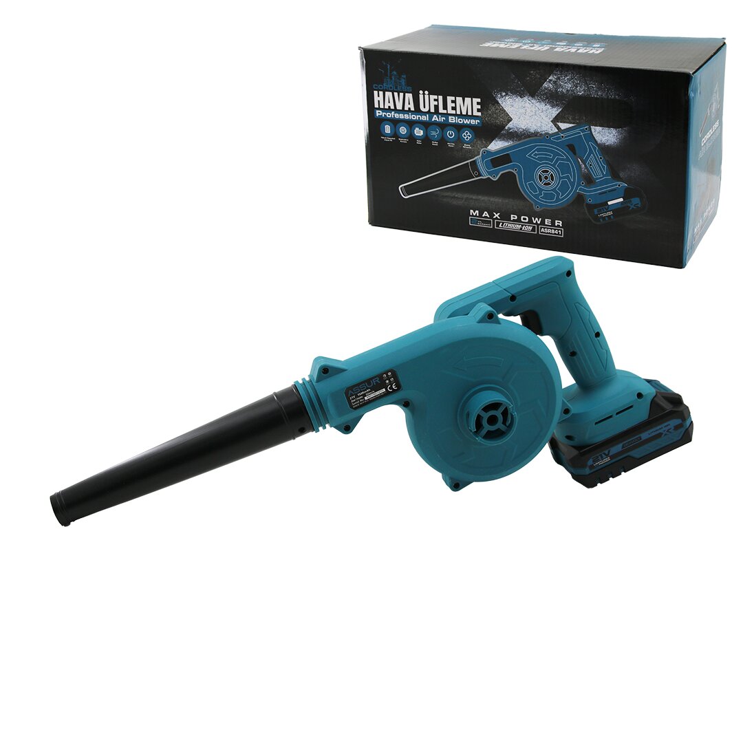 CORDLESS BL11 ŞARJLI HAVA ÜFLEME MAKİNE KÖRÜK - KOMPRESÖR 21V ÜFLEME HIZ = 2M3 / DAK. (4887)