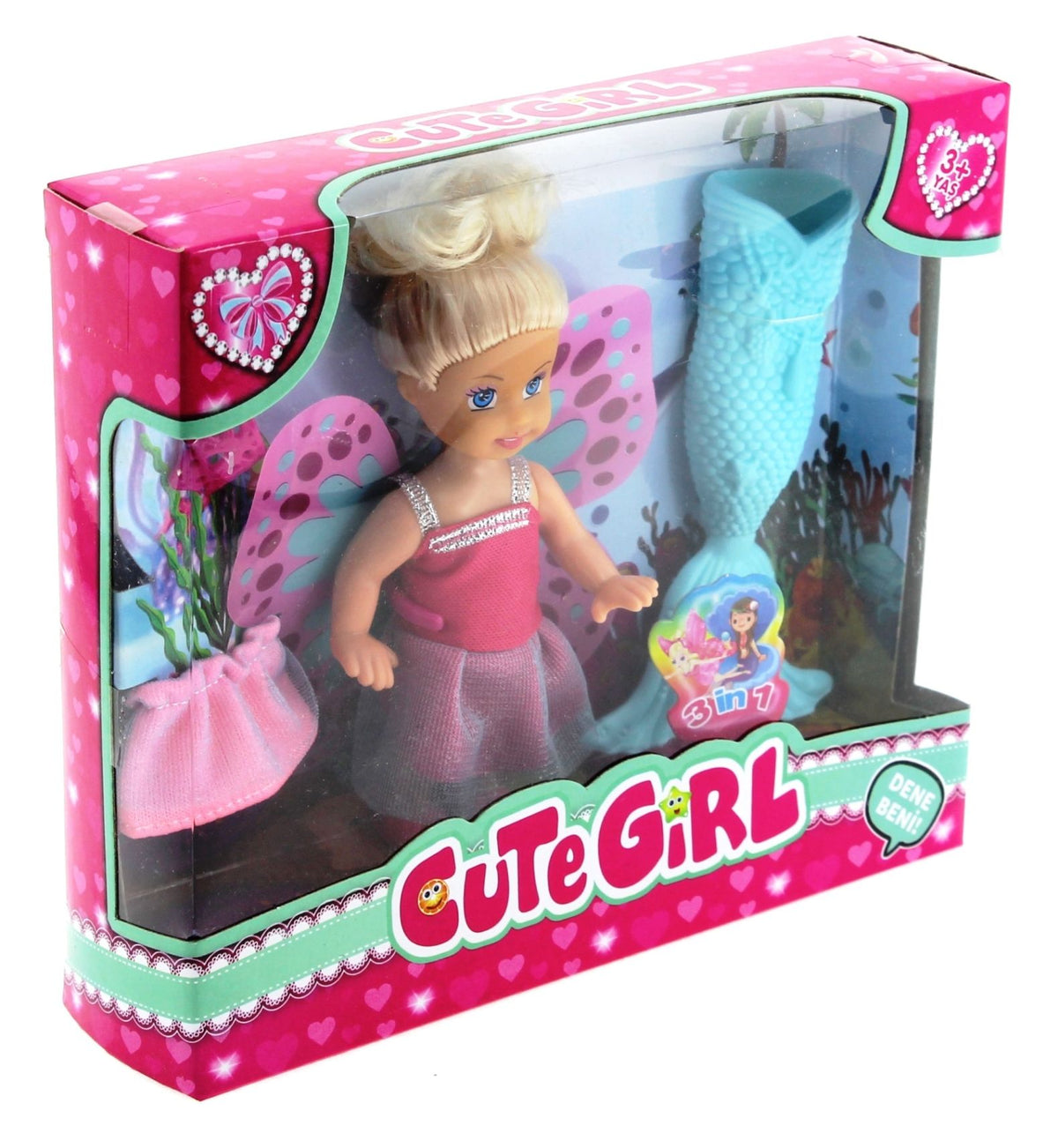 Cute Girl Mini Bebek Denizkızı Seti