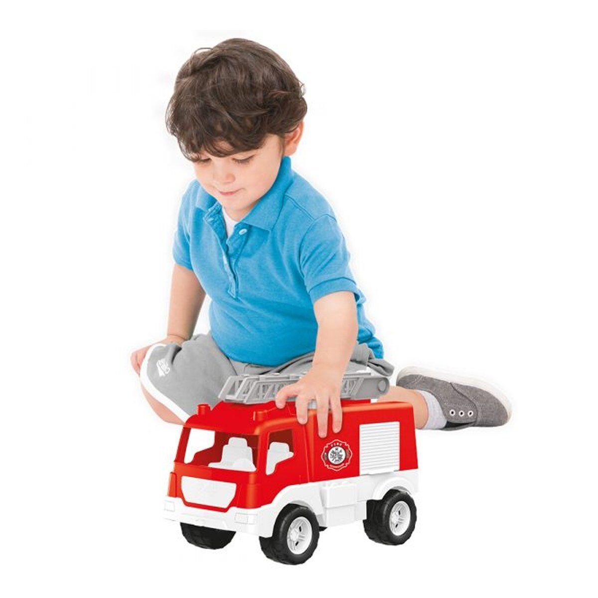 7022 İTFAİYE KAMYONU PENCELİ KUTUDA 38 CM