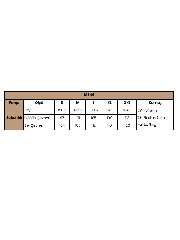 Dantelli ve Kuşaklı Sabahlık - KLBN29095