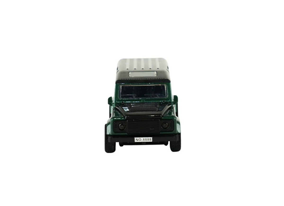 Die Cast Metal Çek Bırak Yeşil Jip