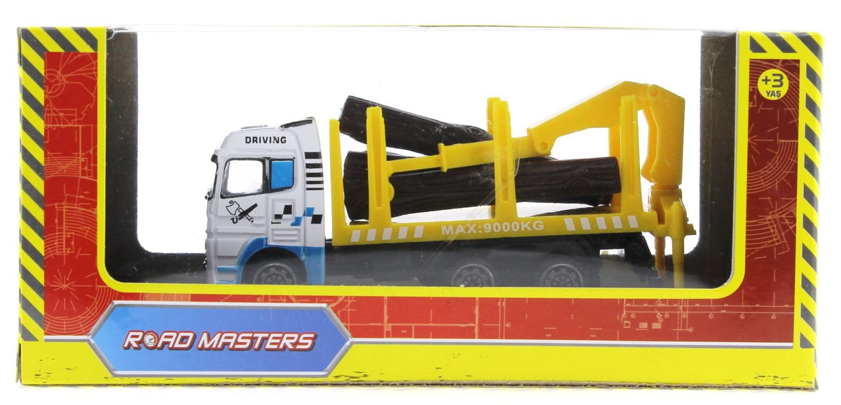 Die Cast Mini Sarı Kütük Kamyonu