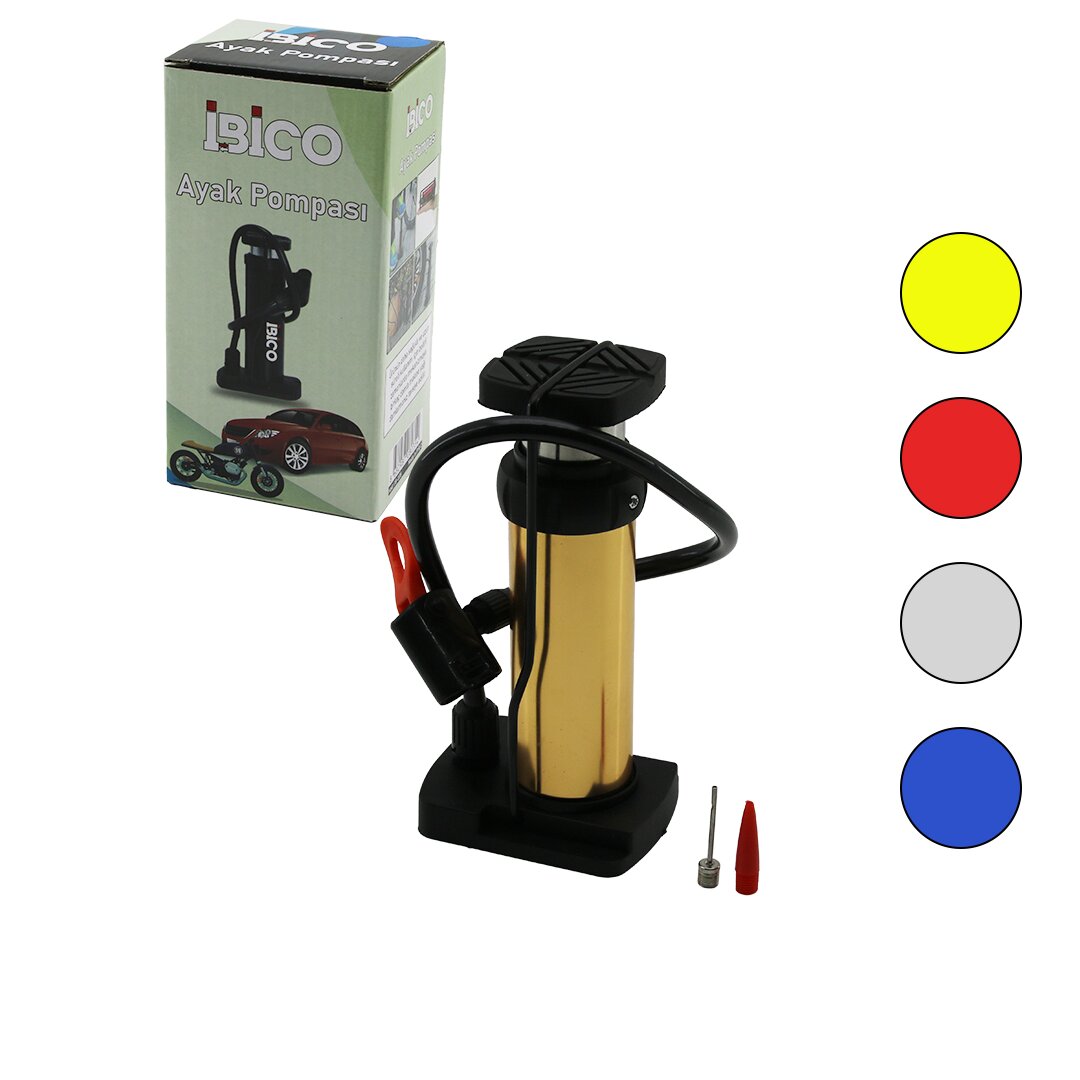 DİKEY MODE LİNCE PİSTONLU AYAK POMPASI OTO-ARAÇ - BİSİKLET-MOTOR LASTİK - TOP - ŞİŞME HAVUZ-YATAK (4887)