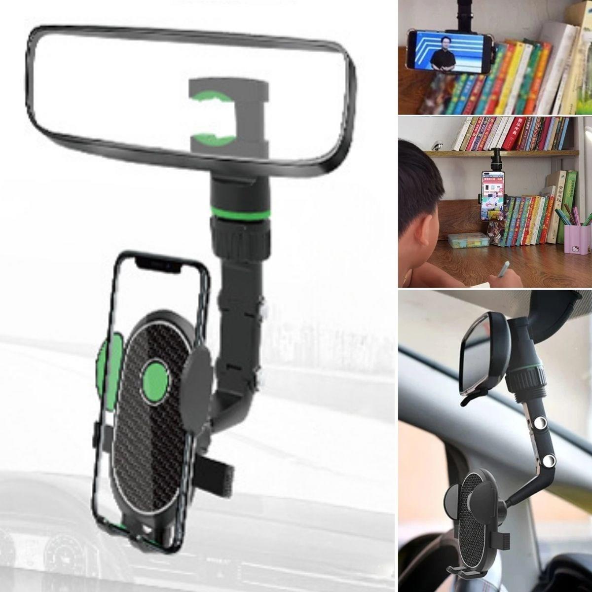 Dikiz Aynasına Takılabilen Eklemli Telefon Tutucu Aparat (4887)