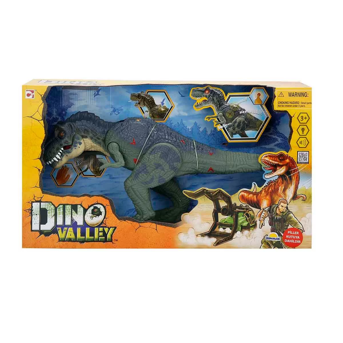 Dino Valley T-Rex Sesli ve Işıklı Dinozor
