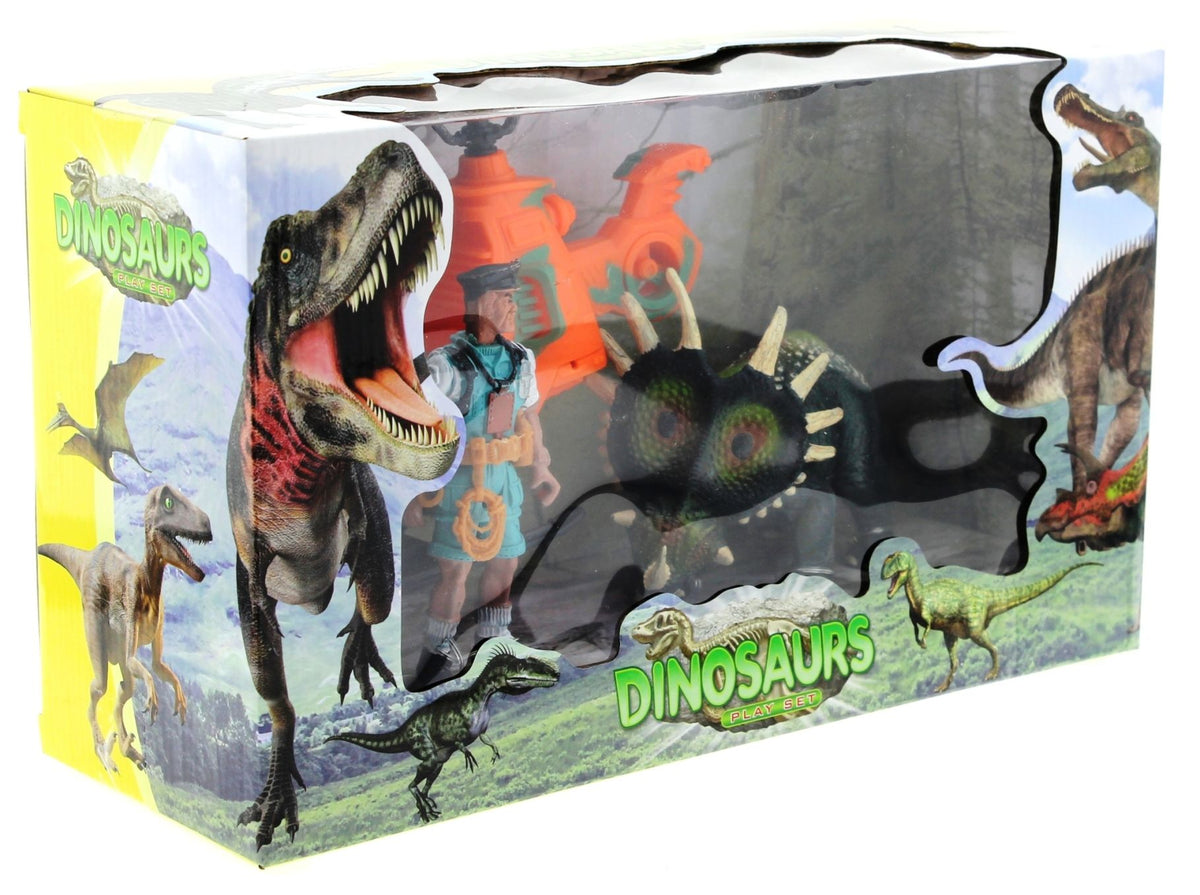 Dinozor Avcısı Tiriceratops  Oyun Seti