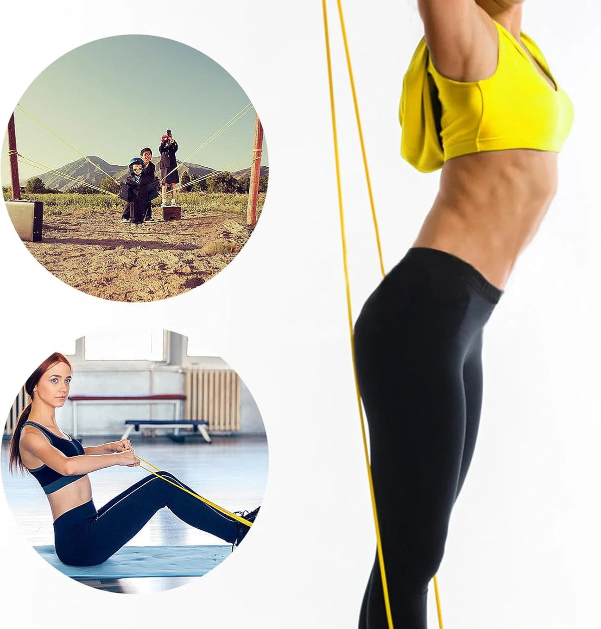Direnç Bandı, Training Band, Sarı, 3-7 kg (4887)