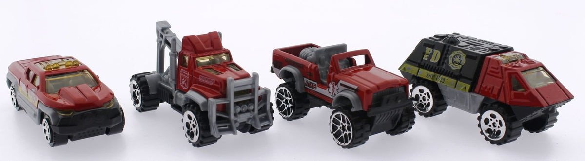 4'Lü Die Cast İtfaiye Seti