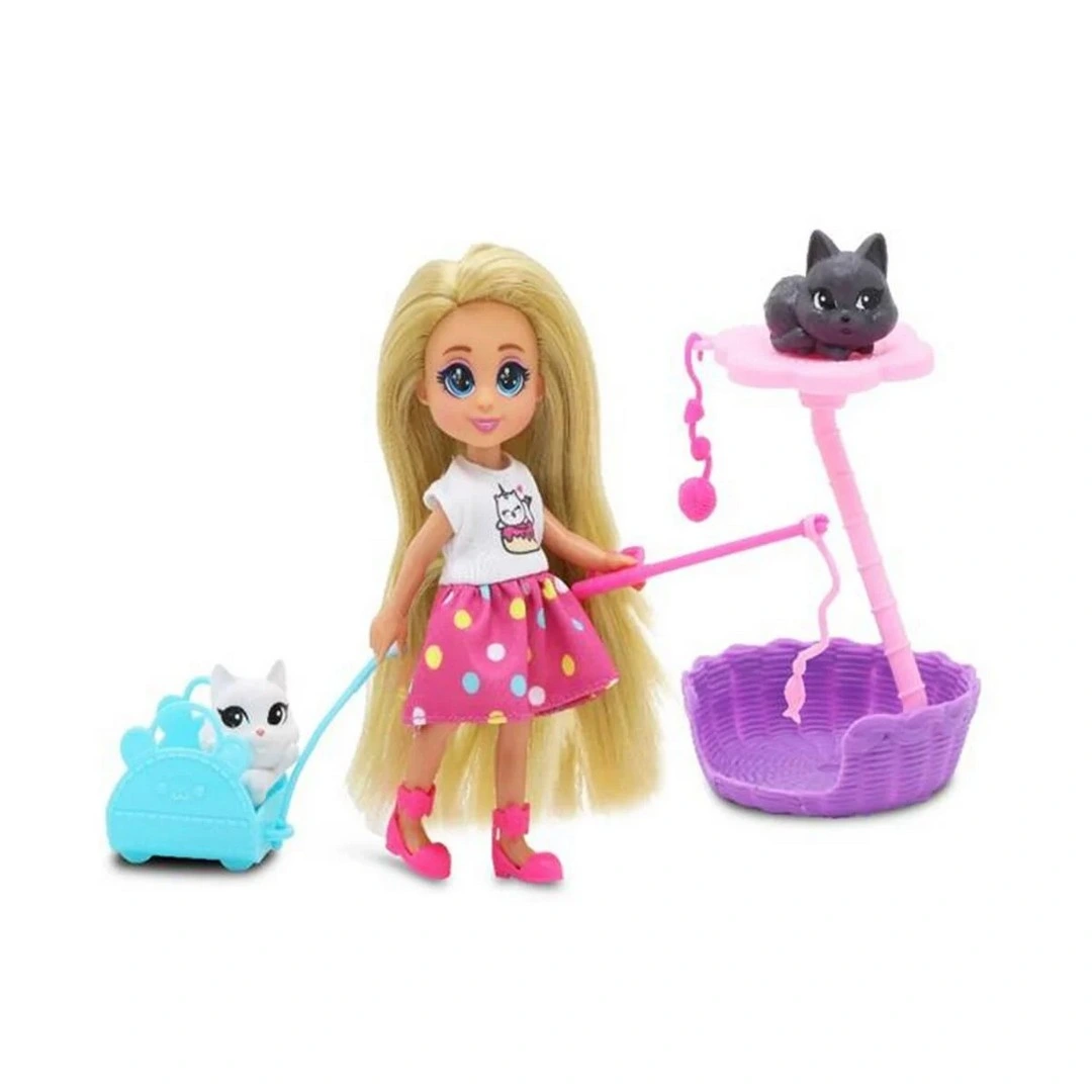 Dreameez Mini Bebek ve Kedi Seti S01081125
