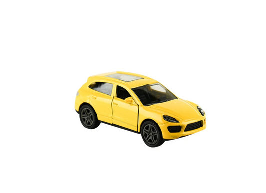 Die Cast Metal Çek Bırak Sarı Suv