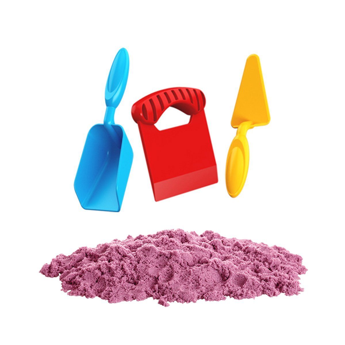 03693 Dede, Aksesuarlı Pembe Kinetik Oyun Kumu 1000 gr