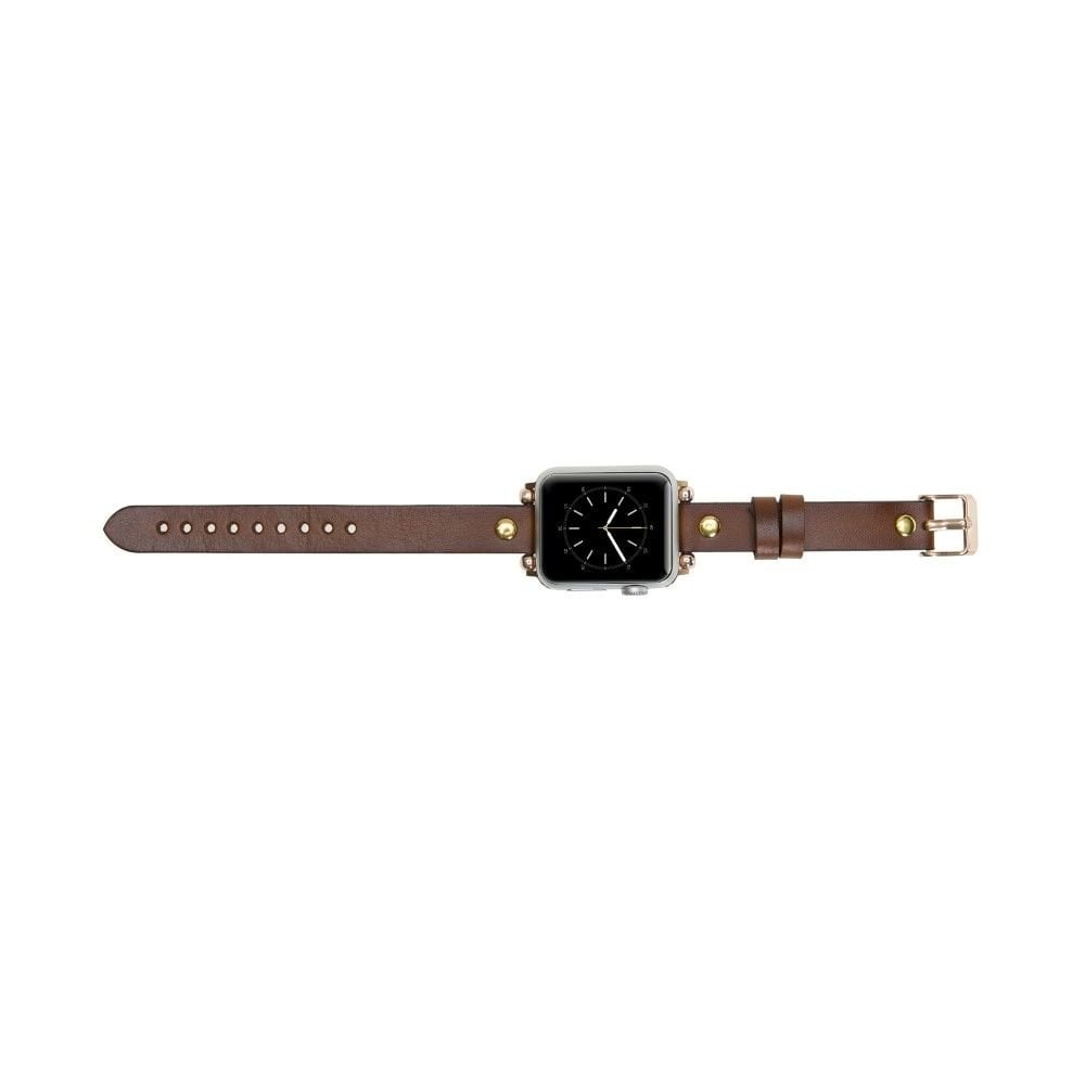 Apple Watch Uyumlu Deri Kordon 42-44-45mm Ferro GT RST2E