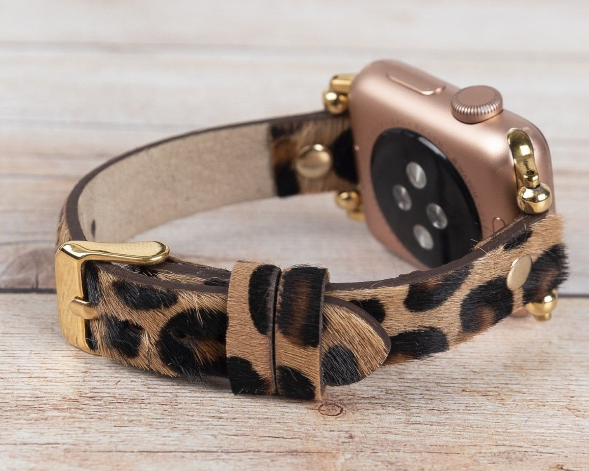 Apple Watch Uyumlu Deri Kordon 38-40-41mm GT LEO1N