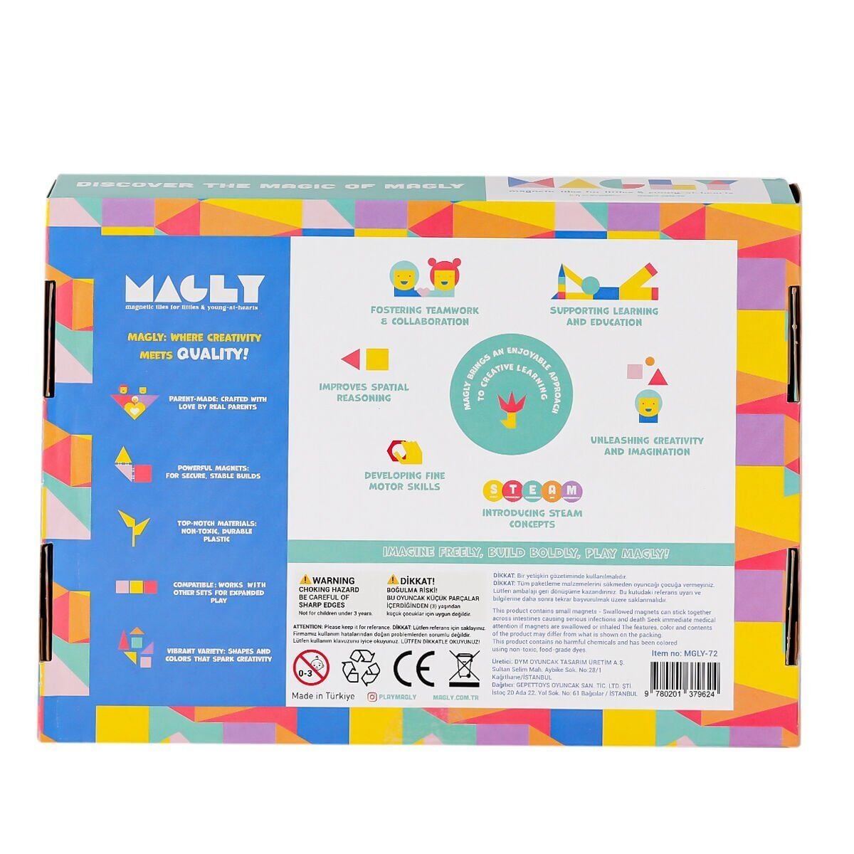 MGL-72 72 PCS MANYETİK BLOK